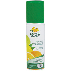 Citrus Magic Odor Eliminating Air Freshener, Tropical Citrus Blend, 1.5 oz, Citrus Magic