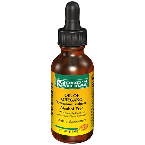 Good 'N Natural Oil of Oregano Liquid, Origanum vulgare (45 mg 2 drops), 1 oz, Good 'N Natural