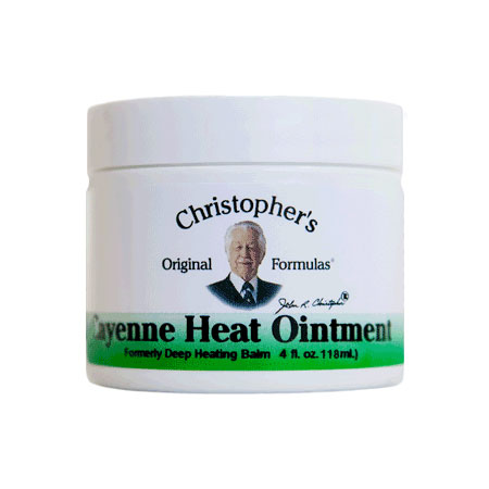 Christopher's Original Formulas Cayenne Heat Ointment, 4 oz, Christopher's Original Formulas