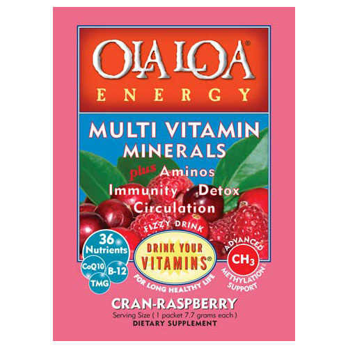 Ola Loa Ola Loa Energy Drink Cran-Raspberry 30 Packs Powder