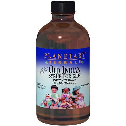 Planetary Herbals Old Indian Syrup for Kids, 4 oz, Planetary Herbals