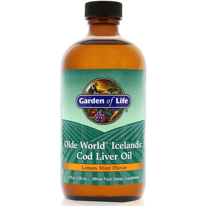 Garden of Life Olde World Icelandic Cod Liver Oil, 8 oz, Garden of Life