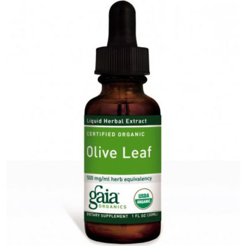 Gaia Herbs Olive Leaf Liquid, Certified Organic, 1 oz, Gaia Herbs