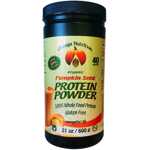 Jarrow Formulas Omega Nutrition Organic Pumpkin Seed Protein Powder, 21 oz, Jarrow Formulas