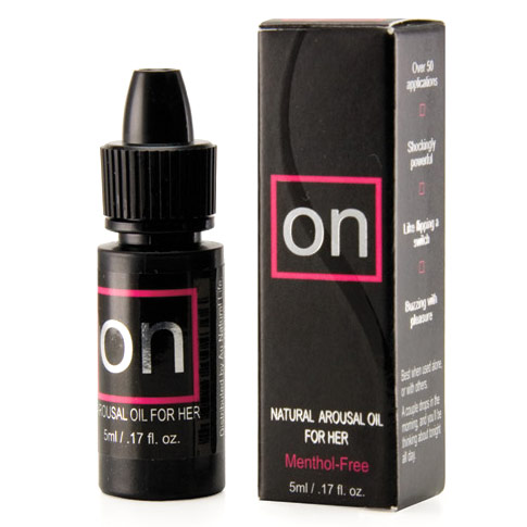 Sinclair Institute ON Natural Arousal Oil for Her, Menthol Free, 0.17 oz, Sinclair Institute