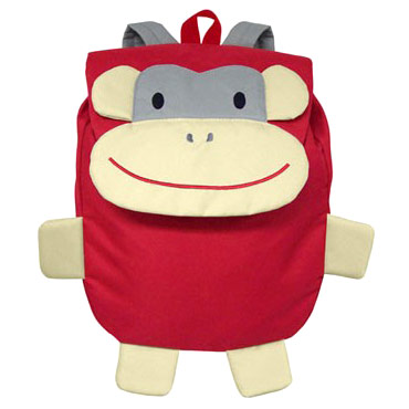 unknown On Safari Backpack for Kids, Red Monkey, 1 ct, Green Sprouts