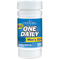 21st Century HealthCare One Daily 50+ Men's, 100 Tablets, 21st Century Health Care