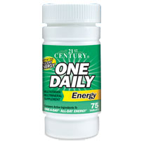 21st Century HealthCare One Daily Energy, 75 Tablets, 21st Century Health Care