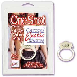 California Exotic Novelties One Shot Wireless Silicone Vibro Ring, California Exotic Novelties