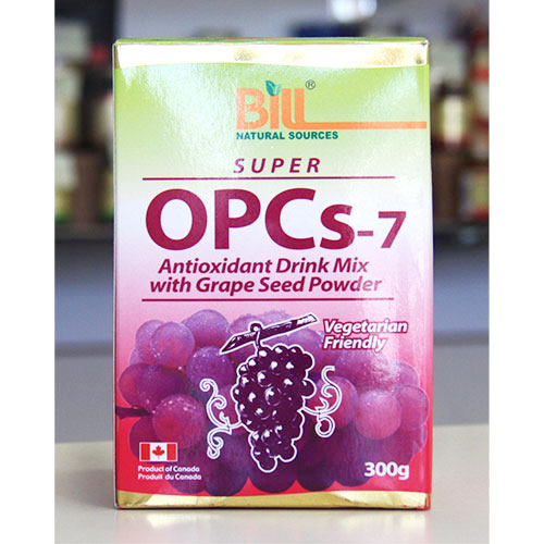 Bill Natural Sources OPCs-7 Super Antioxidant Powder Mix, 300 g, Bill Natural Sources