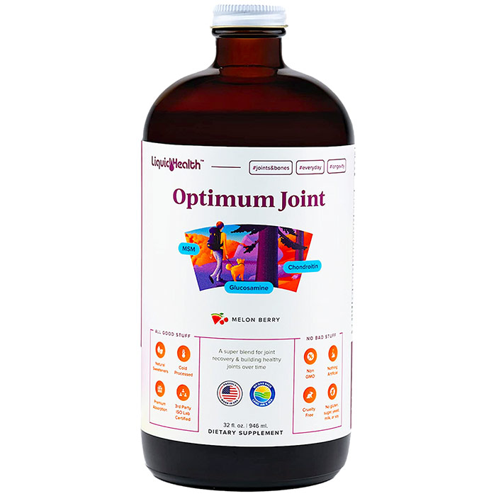 Liquid Health Opti-Glucosamine Liquid Supplement, 32 oz, Liquid Health