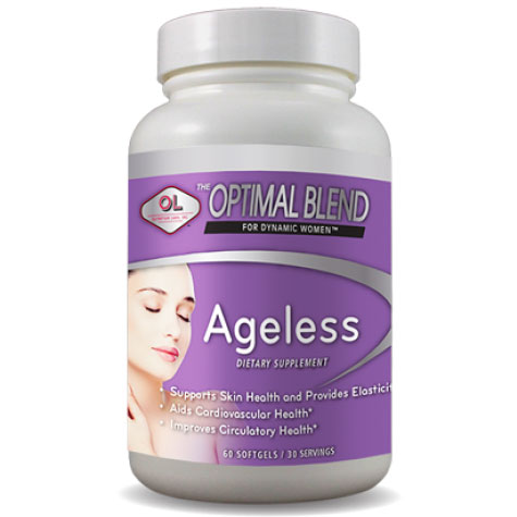 Olympian Labs Ageless, Anti-Aging Optimal Blend For Women, 60 Softgels, Olympian Labs