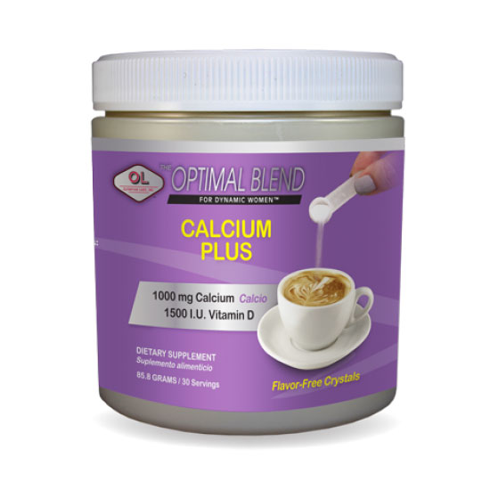 Olympian Labs Calcium Plus Crystals, Optimal Blend for Women, 85.8 g (30 Servings), Olympian Labs