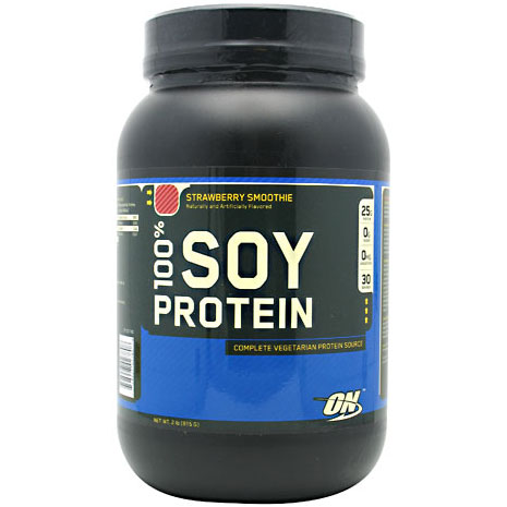 Optimum Nutrition Optimum Nutrition ON 100% Soy Protein, Strawberry, 2 lbs