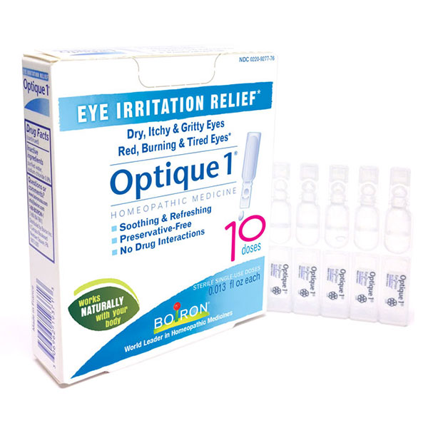 Boiron Homeopathics Optique 1 Eye Drops, Eye Irritation Relief 10 dose from Boiron