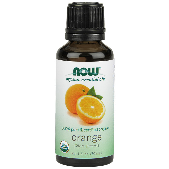 NOW Foods Orange Oil, Organic Essential Oil 1 oz, NOW Foods