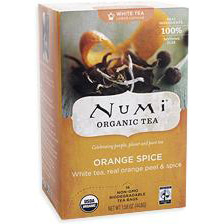Numi Tea Orange Spice White Tea, 16 Tea Bags, Numi Tea