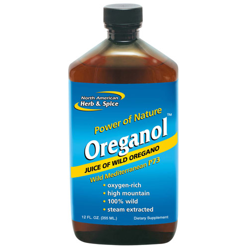 North American Herb & Spice Oreganol P73 Juice of Wild Oregano, 12 oz, North American Herb & Spice