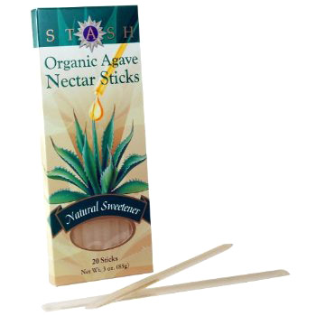 Stash Tea Organic Agave Nectar Sticks, 20 Sticks x 12 Box, Stash Tea