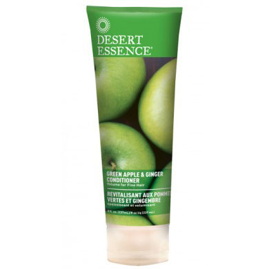 Desert Essence Organic Green Apple & Ginger Thickening Conditioner 8 oz, Desert Essence