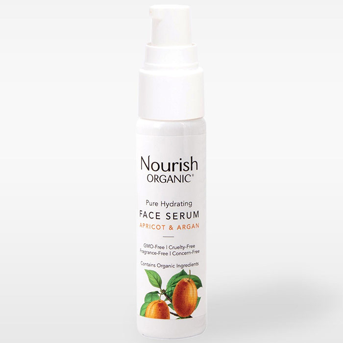 Nourish Pure Hydrating Organic Argan Face Serum, 0.7 oz, Nourish