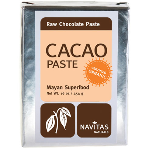 unknown Organic Cacao Paste, Raw Chocolate Paste, 16 oz, Navitas Naturals