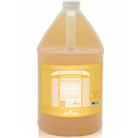 Dr. Bronner's Magic Soaps Organic Castile Liquid Soap Citrus Orange, 1 Gallon, Dr. Bronner's Magic Soaps