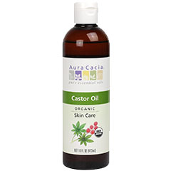 Aura Cacia Organic Castor Oil, Hair & Skin Care, 16 oz, Aura Cacia