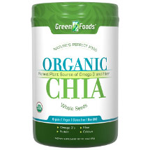 Green Foods Corporation Organic Chia, 16 oz (450 g), Green Foods Corporation