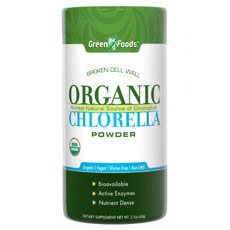 Green Foods Corporation Organic Chlorella Powder, 2.1 oz, Green Foods Corporation
