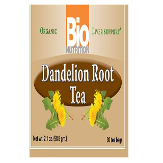 Bio Nutrition Inc. Organic Dandelion Root Tea, 30 Tea Bags, Bio Nutrition Inc.