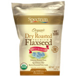 Spectrum Essentials Organic Dry Roasted Flaxseed, 12 oz, Spectrum Essentials
