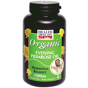 Health from the Sun Organic Evening Primrose Oil 1300 mg, 60 softgels, Health From The Sun