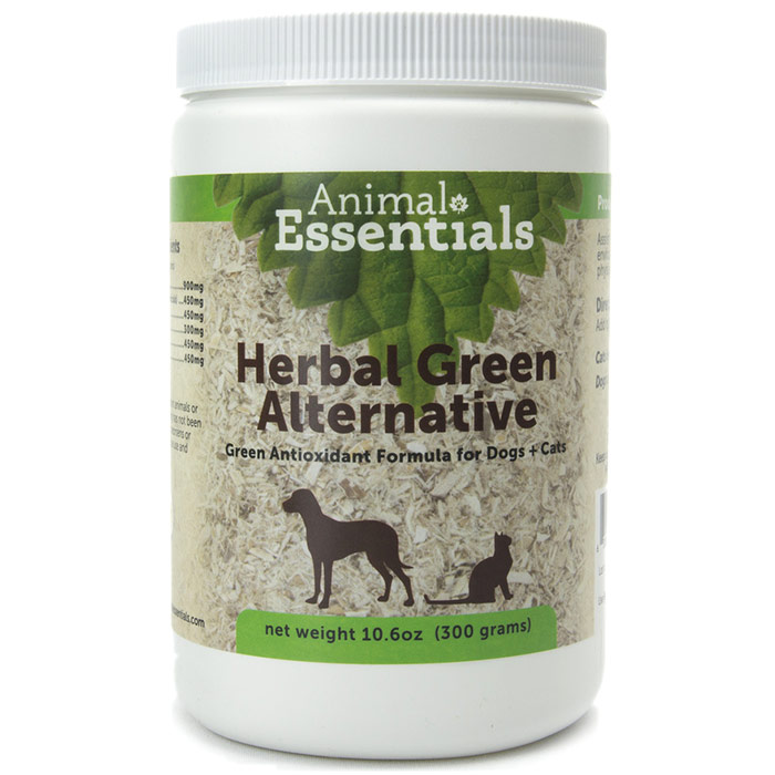 Animal Essentials Organic Green Alternative Herbal Supplement Powder for Dogs & Cats, 300 g, Animal Essentials