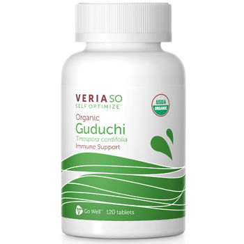 Veria SO Self Optimize Organic Guduchi, Immune Support, 120 Tablets, Veria