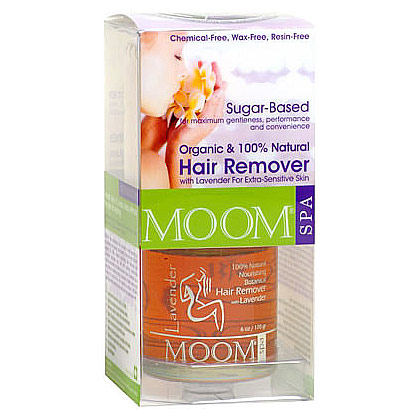 MOOM Organic Hair Removal Kit with Lavender (SPA Formula), MOOM