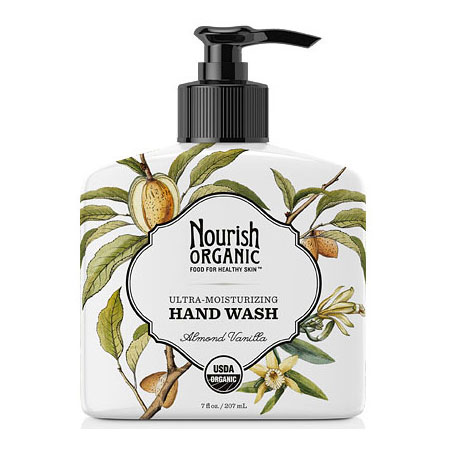 Nourish Ultra-Moisturizing Organic Hand Wash, Almond Vanilla, 7 oz, Nourish