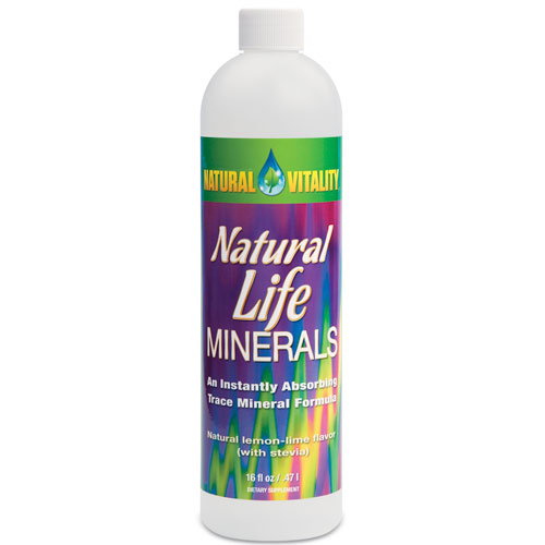 Peter Gillham's Natural Vitality Natural Life Minerals Liquid, Trace Mineral Formula, 16 oz, Peter Gillham's Natural Vitality