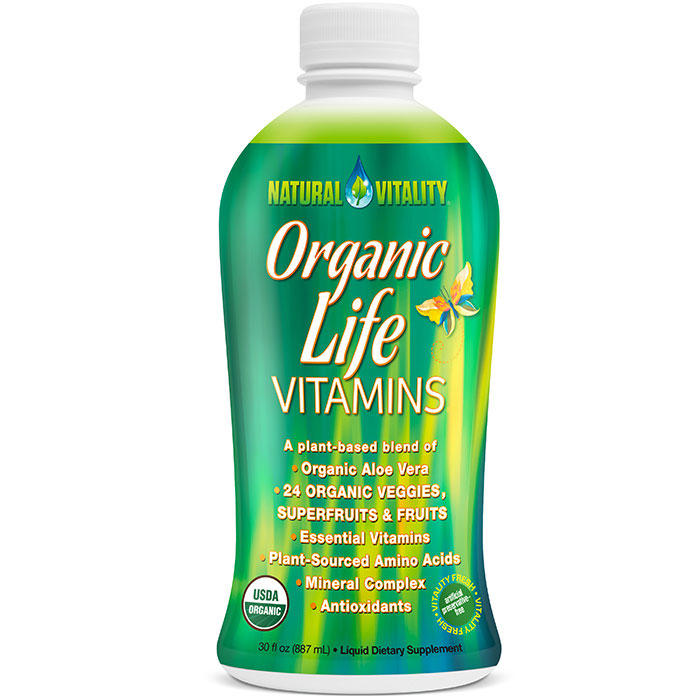 Peter Gillham's Natural Vitality Organic Life Vitamins, Liquid Multi-Vitamins, 30 oz, Peter Gillham's Natural Vitality