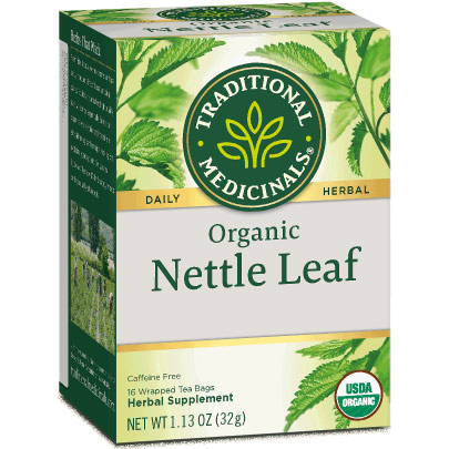 Traditional Medicinals Teas Organic Nettle Leaf Tea, 16 Tea Bags, Traditional Medicinals Teas