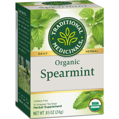 Traditional Medicinals Teas Organic Spearmint Tea 16 bags, Traditional Medicinals Teas