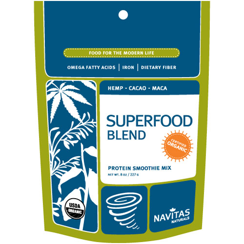 unknown Organic Superfood Blend, Protein Smoothie Mix, 8 oz, Navitas Naturals
