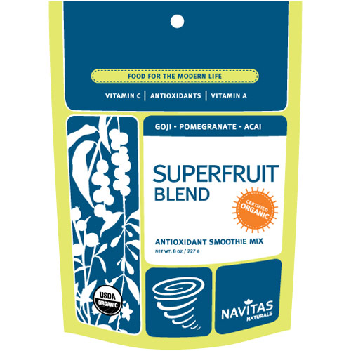 unknown Organic Superfruit Blend, Antioxidant Smoothie Mix, 8 oz, Navitas Naturals