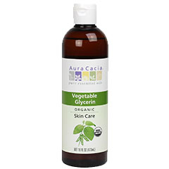 Aura Cacia Organic Vegetable Glycerin, Hair & Skin Care, 16 oz, Aura Cacia