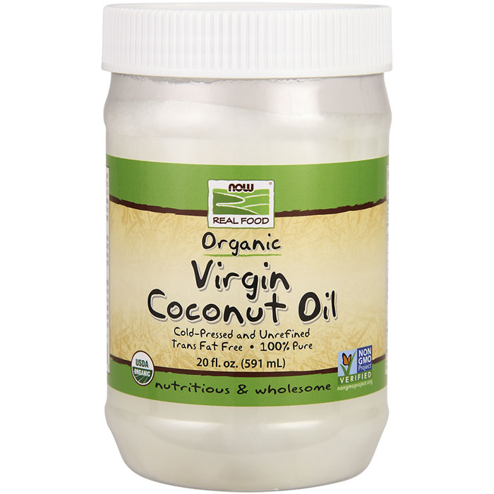 NOW Foods Organic Virgin Coconut Oil Liquid, 20 oz, NOW Foods