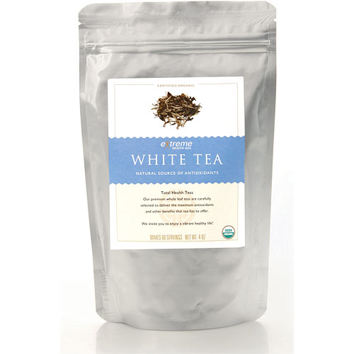Extreme Health USA Organic White Tea Loose Leaf, 4 oz, Extreme Health USA