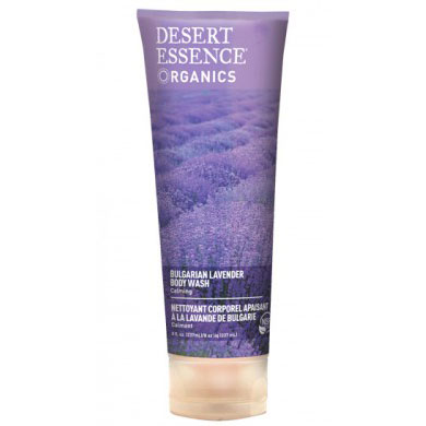 Desert Essence Organics Body Wash Bulgarian Lavender, 8 oz, Desert Essence