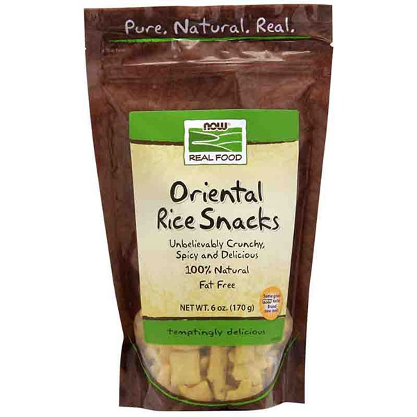 NOW Foods Oriental Rice Snacks, 6 oz, NOW Foods