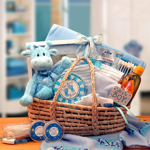 Elegant Gift Baskets Online Our Precious Baby New Baby Carrier, Blue, Elegant Gift Baskets Online