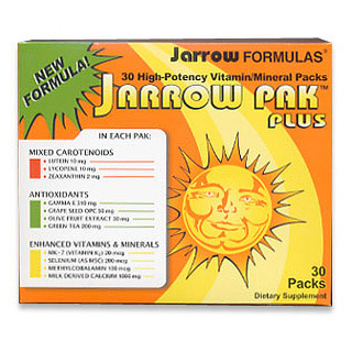 Jarrow Formulas Jarrow Pak Plus ( Pack Plus ) MultiVitamins Iron Free, 30 packs, Jarrow Formulas